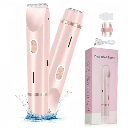 Women Electric Body Hair Trimmer | Armpit Leg Face Bikini Area Safe Shaver, 99% Unwanted Hair Removal No Wax Pain