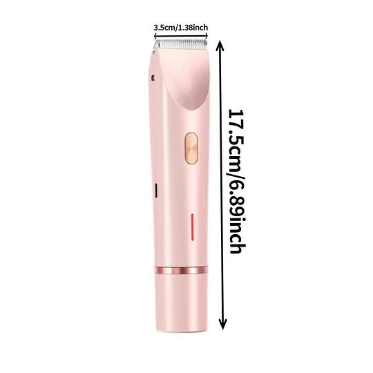 Women Electric Body Hair Trimmer | Armpit Leg Face Bikini Area Safe Shaver, 99% Unwanted Hair Removal No Wax Pain