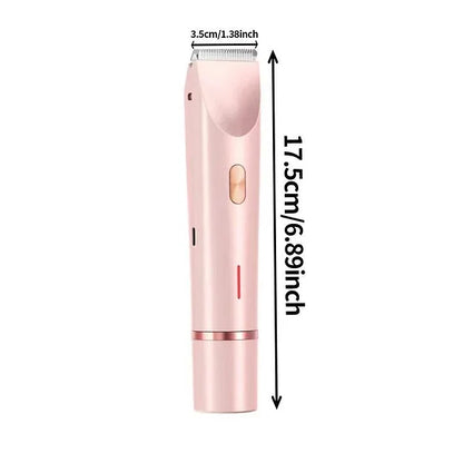 Women Electric Body Hair Trimmer | Armpit Leg Face Bikini Area Safe Shaver, 99% Unwanted Hair Removal No Wax Pain