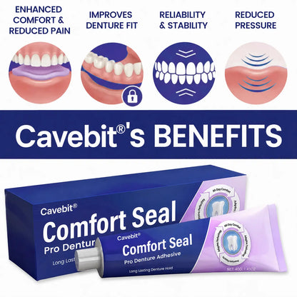 Cavebit® Comfort Seal Pro Denture Adhesive