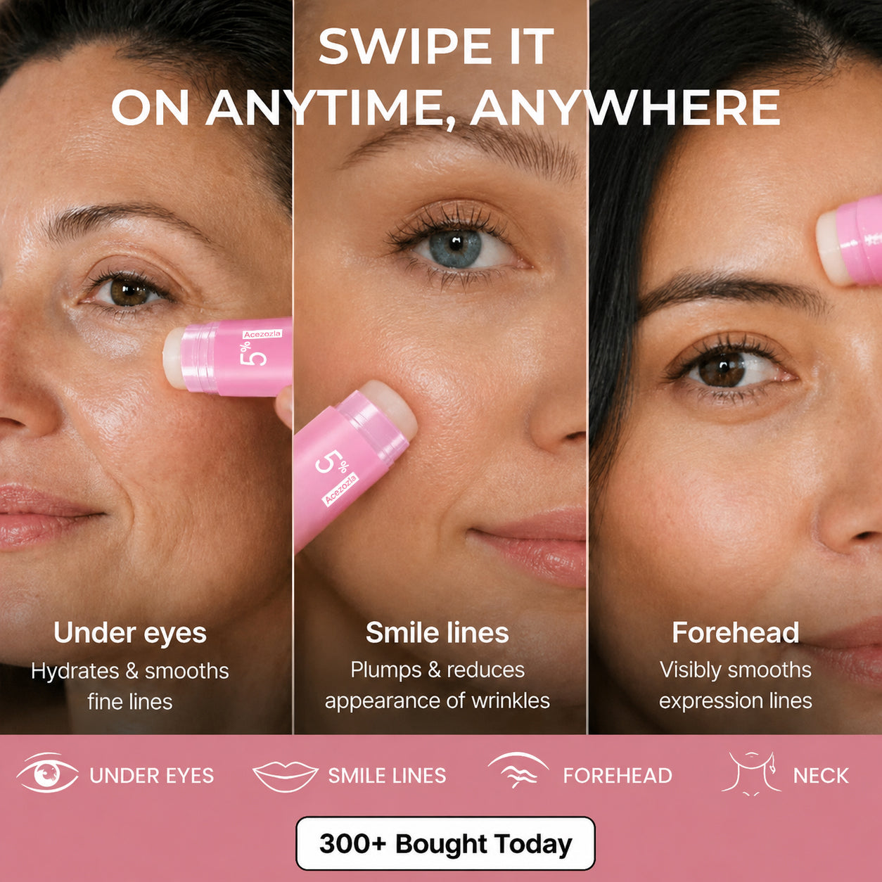⏰Buy one get one free! Last five hours!  🔥Acezozla Korean Pink CollagenVolume Multi Balm✨