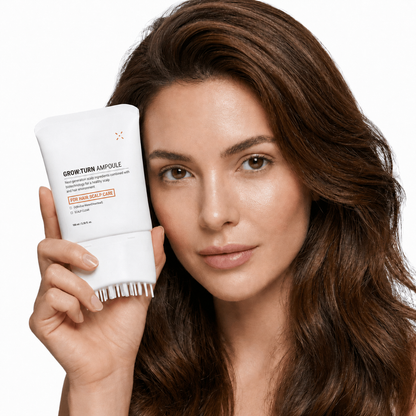 Anti‑Hair Loss Scalp Care Ampoule | 10‑Second Non‑Greasy Hair Growth Treatment With Built‑in Brush
