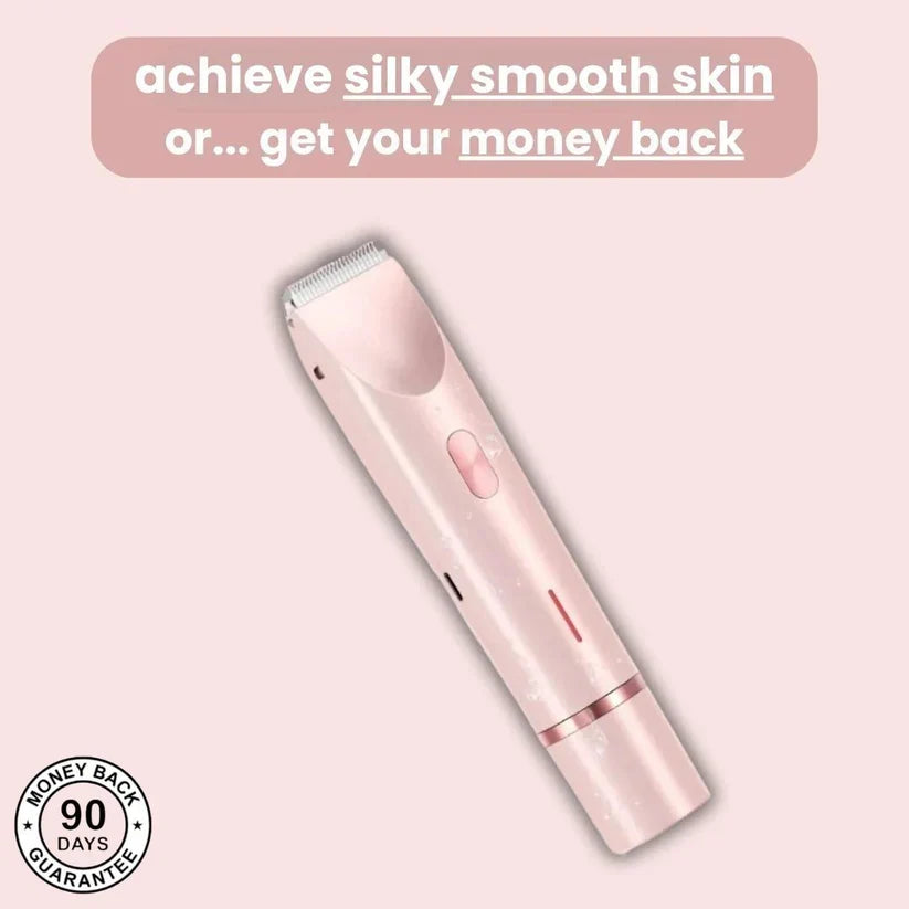 Women Electric Body Hair Trimmer | Armpit Leg Face Bikini Area Safe Shaver, 99% Unwanted Hair Removal No Wax Pain