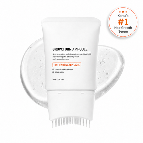 Anti‑Hair Loss Scalp Care Ampoule | 10‑Second Non‑Greasy Hair Growth Treatment With Built‑in Brush