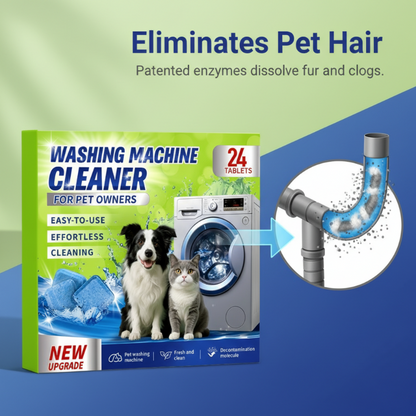 📢📢50% OFF !! ⏰Washing Machine Cleaner Tablets for Pet Owners