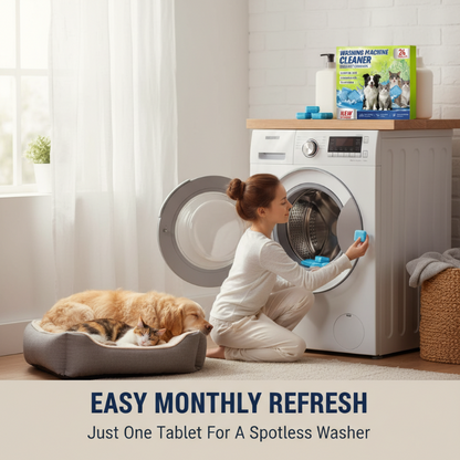 📢📢50% OFF !! ⏰Washing Machine Cleaner Tablets for Pet Owners